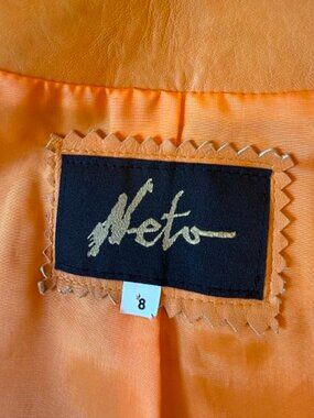 Vintage Neto Buttery Soft 100% Leather Cropped Jacket ✨
